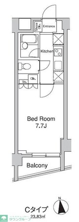 プラウドフラット代々木上原の物件間取画像